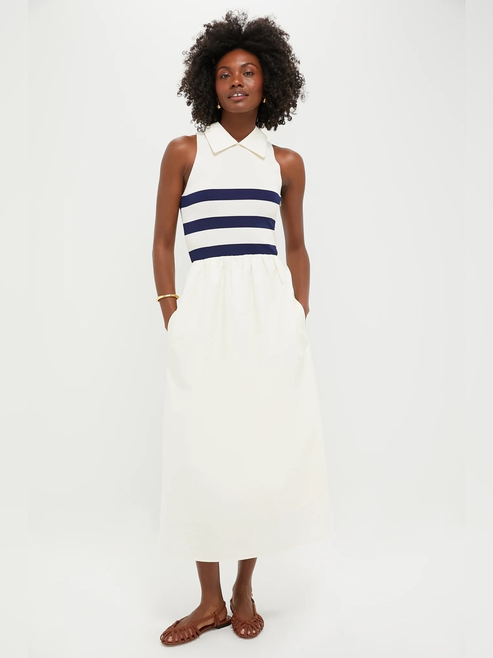 Tuckernuck Ivory Stripe Marina Dress